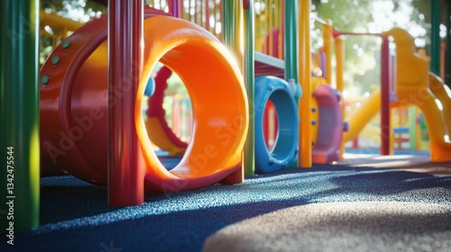 Wallpaper Mural Colorful playground equipment. Torontodigital.ca