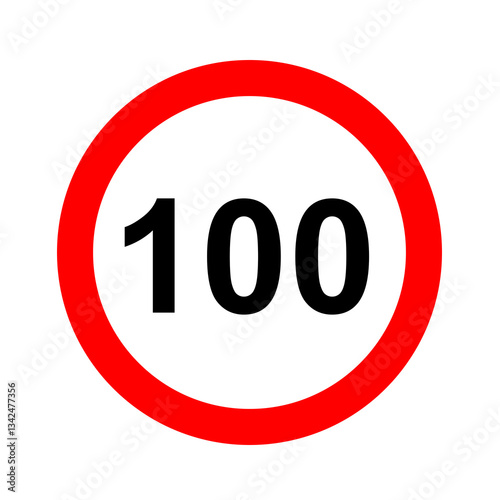 Wallpaper Mural  road speed limit 100 Torontodigital.ca