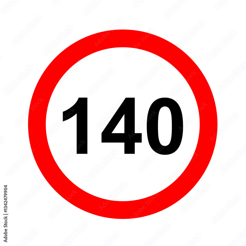 road speed limit 140 road speed limit 140