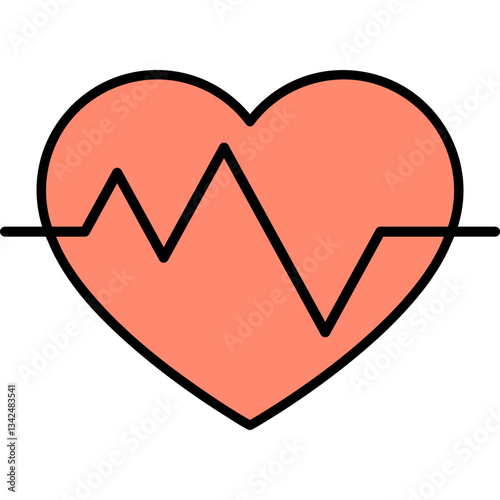 Medical - black line - icon - illustration