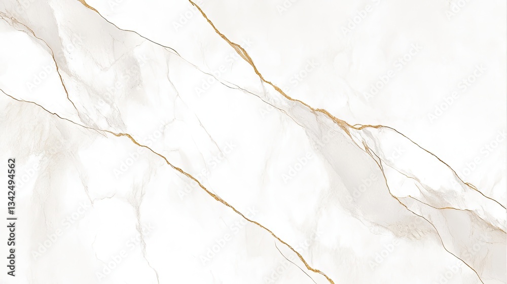 Fototapeta premium Abstract marble veining pattern. White, gold, beige, and light gray. Background with textured design