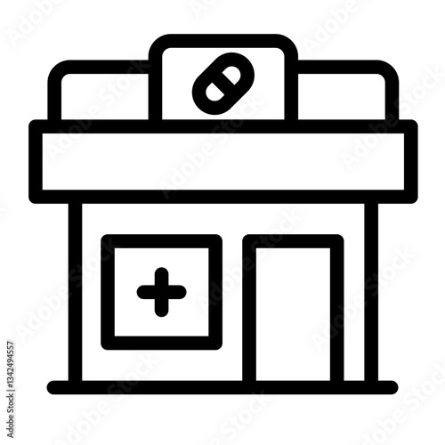 pharmacy Line Icon