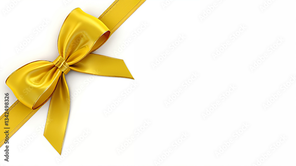golden bow isolated on white golden bow isolated on white