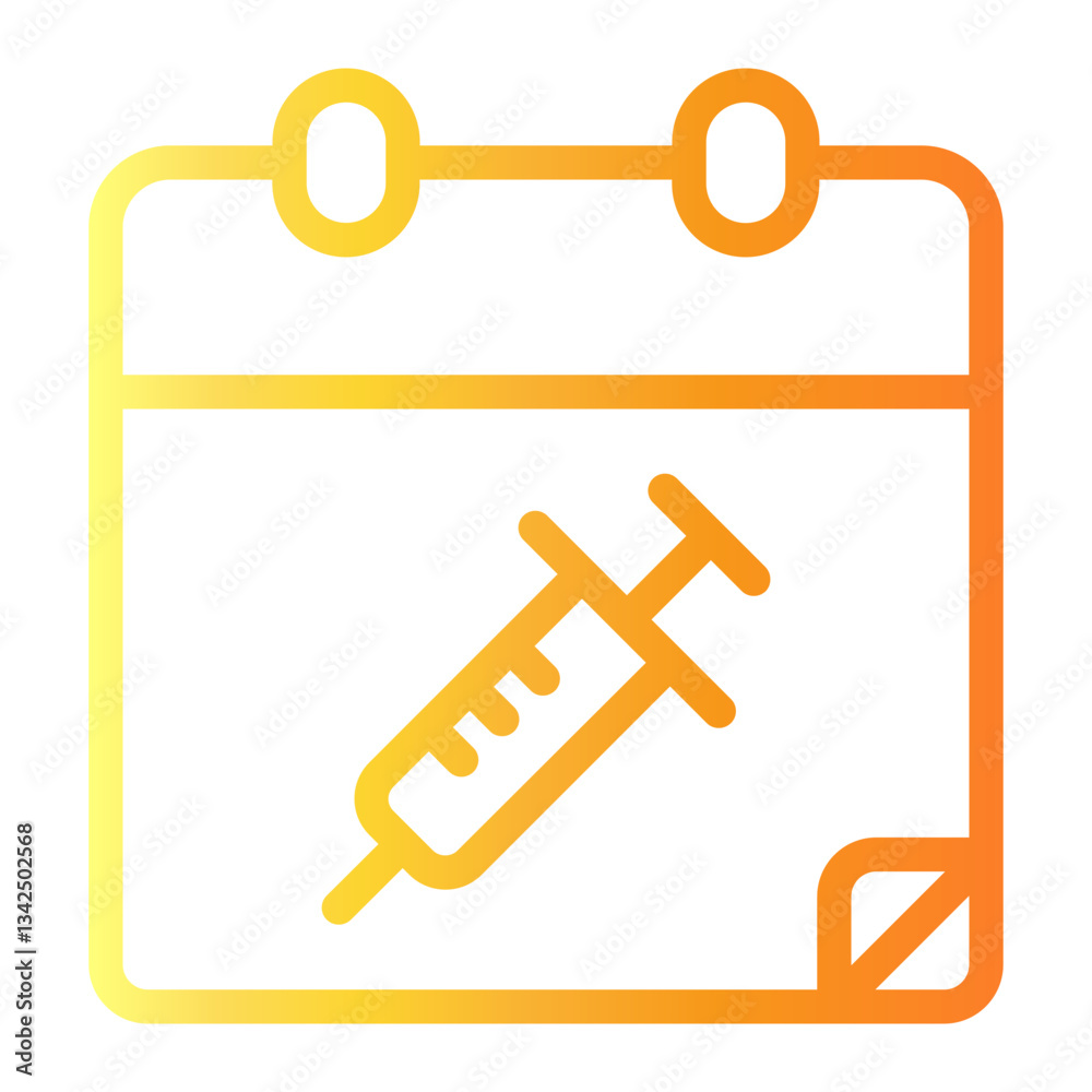 date Line Gradient Icon date Line Gradient Icon