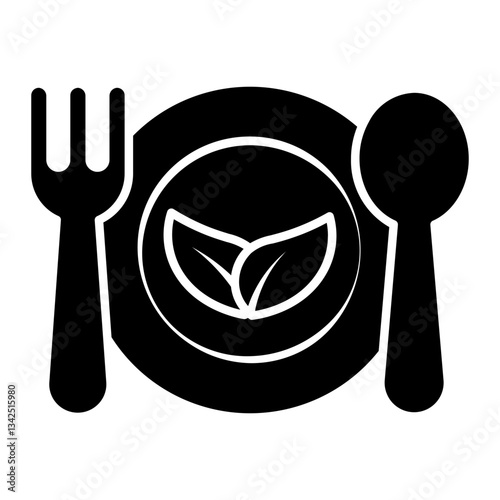 vegetarian Solid icon