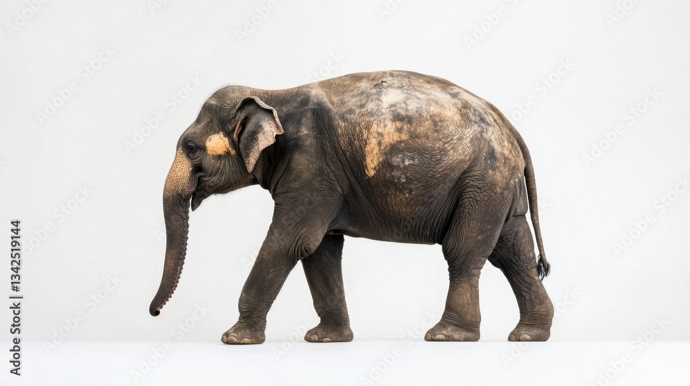 Obraz premium Calm Asian Elephant Walking