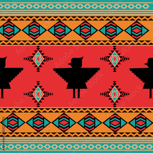 
Indigenous Art , American Motif,Tribal Pattern,Southwestern Design,Geometric Textile,Ethnic Ornament, Navajo Inspired, 
Native American Art
