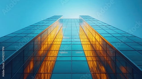 Golden Hour Skyscraper: A Modern Architectural Marvel