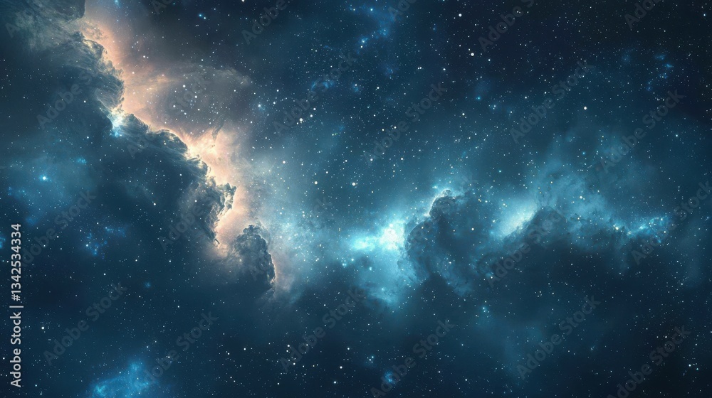 Fototapeta premium Space Galaxy Wallpaper, landscape, 4k