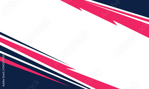 Abstract geometric line border banner background