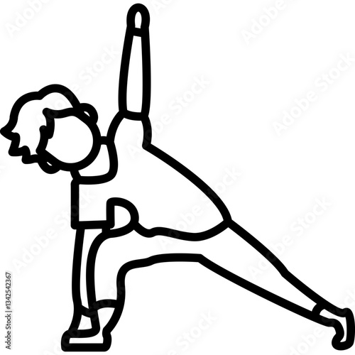 Extended Side Angle Icon