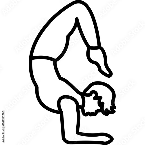 Scorpion Pose Icon