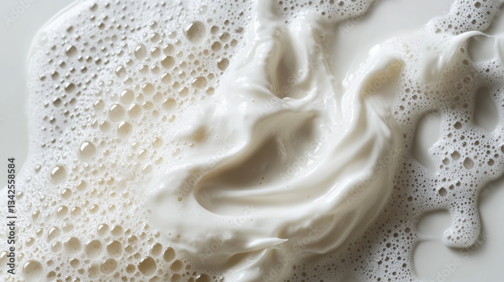 A luxurious face cleansing mousse sample, its creamy texture promising a gentle yet deep clean, nestled alongside a cloud of soap foam, a testament to the art of skincare. A luxurious face cleansing mousse sample, its creamy texture promising a gentle yet deep clean, nestled alongside a cloud of soap foam, a testament to the art of skincare.