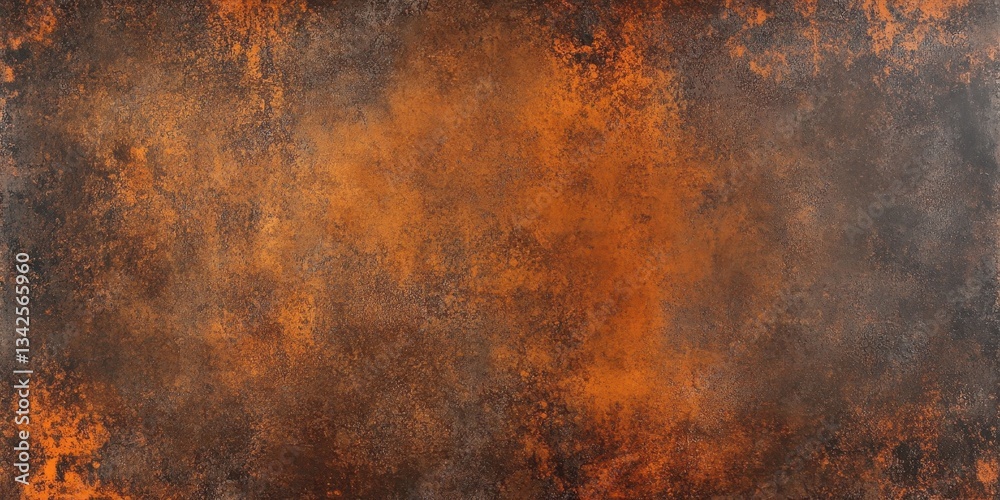 A textured surface showcases brown and orange abstract appearance details A textured surface showcases brown and orange abstract appearance details