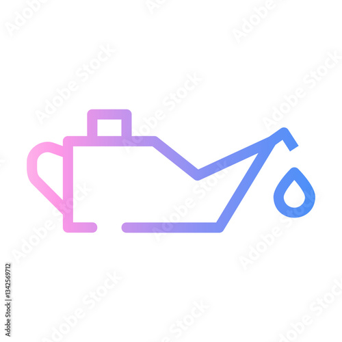 oil change Line Gradient Icon