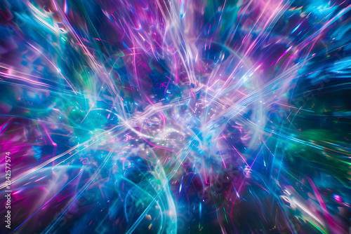 Wallpaper Mural Futuristic Abstract Show: A Vivid Display of VJ Visual Effects Torontodigital.ca
