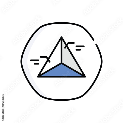 Triangle  vector icon