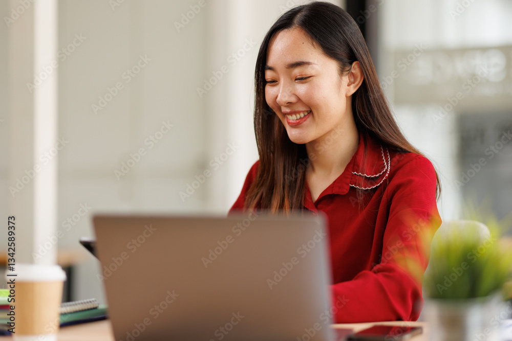Asian Business woman using calculator and laptop for doing math finance on an office desk, tax, report, accounting, statistics, and analytical research concept
Asian Business woman using calculator and laptop for doing math finance on an office desk, tax, report, accounting, statistics, and analytical research concept