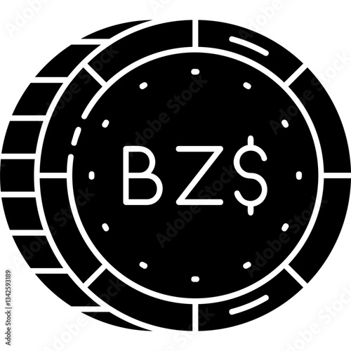 Obraz na plátně Belize Dollar Icon