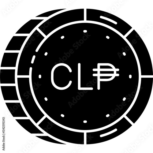 Obraz na plátně Chilean Peso Icon