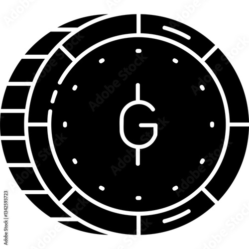Obraz na plátně Haitian Gourde Icon