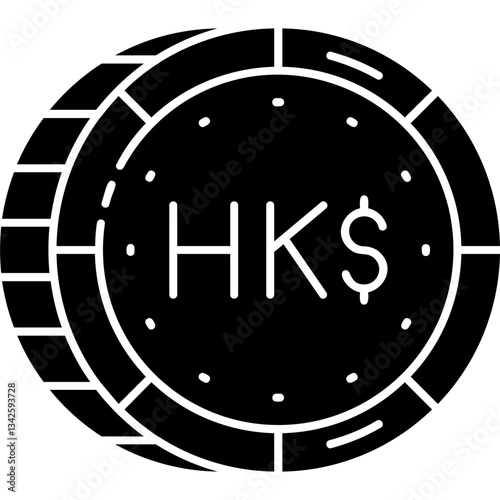 Hong Kong Dollar Icon