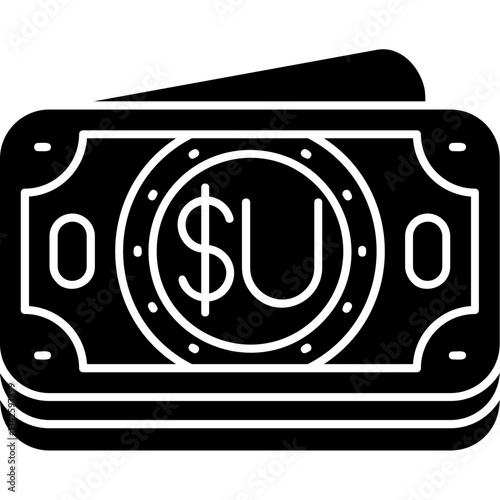 Fotografie Uruguayan Peso Icon