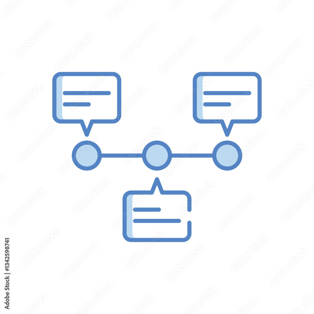 Workflow vector icon Workflow vector icon