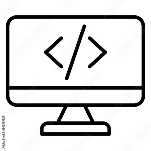 Code line icon