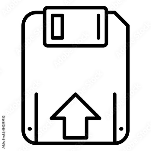 Backup File line icon