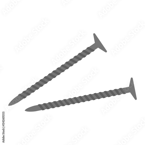 나사못 벡터 일러스트