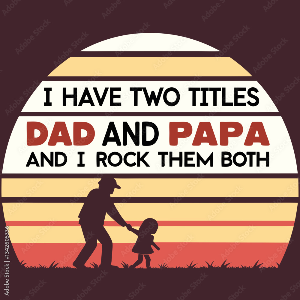 Obraz premium High-Quality Dad Typography for Posters & Gifts