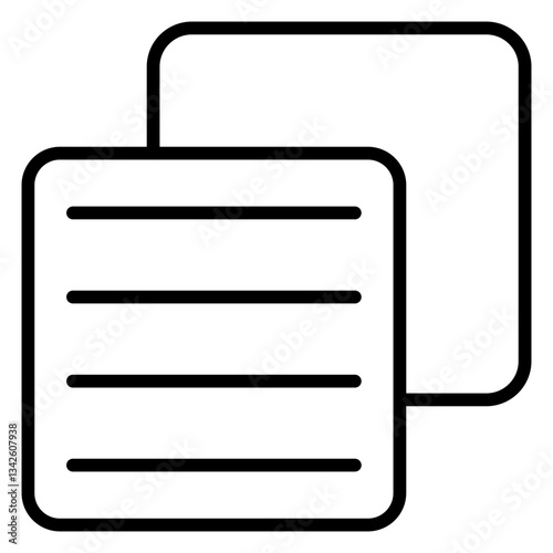 Copy line icon