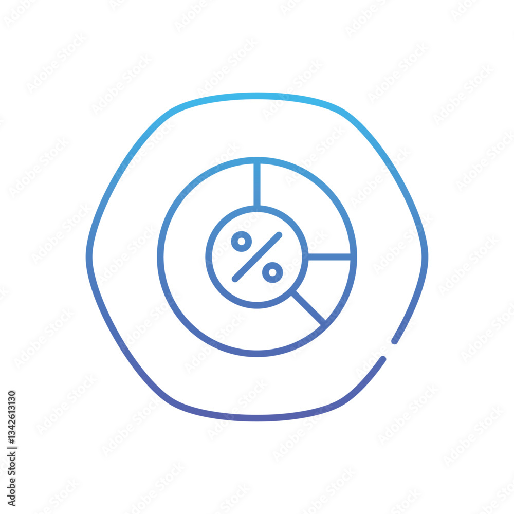 Pie Chart vector icon Pie Chart vector icon