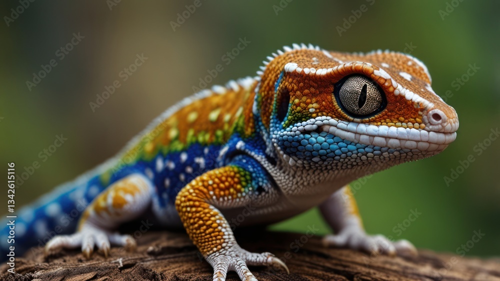 Vibrant lizard with intricate patterns Vibrant lizard with intricate patterns