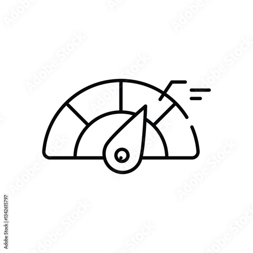 Gauge  vector icon