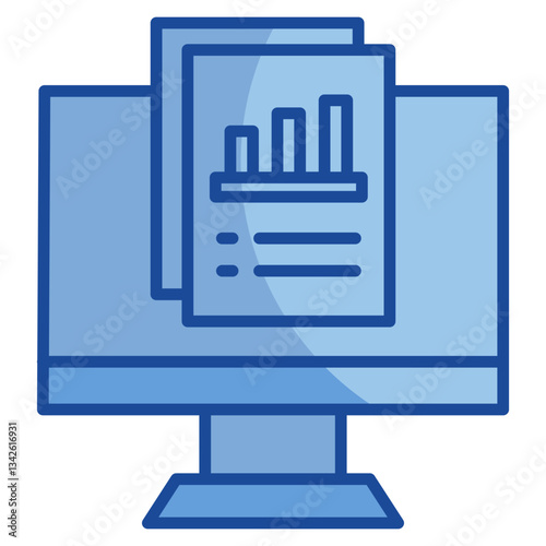 Web Analytics  Icon Element For Design