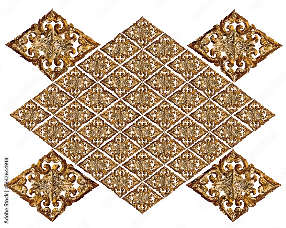 seamless pattern with geometric elements