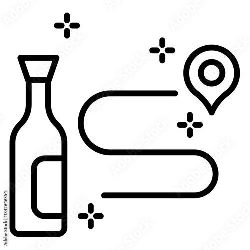 Tour line icon