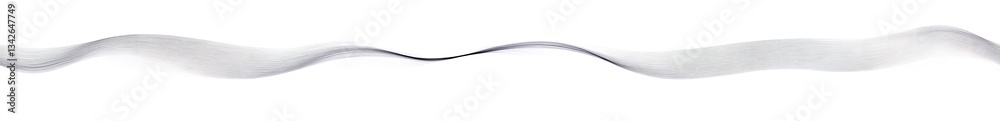 Abstract gray wavy line on white background. Abstract gray wavy line on white background.