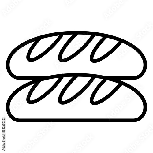 Bread line icon