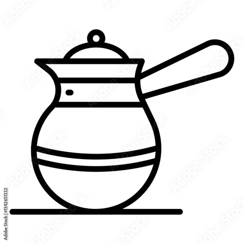 Cezve line icon