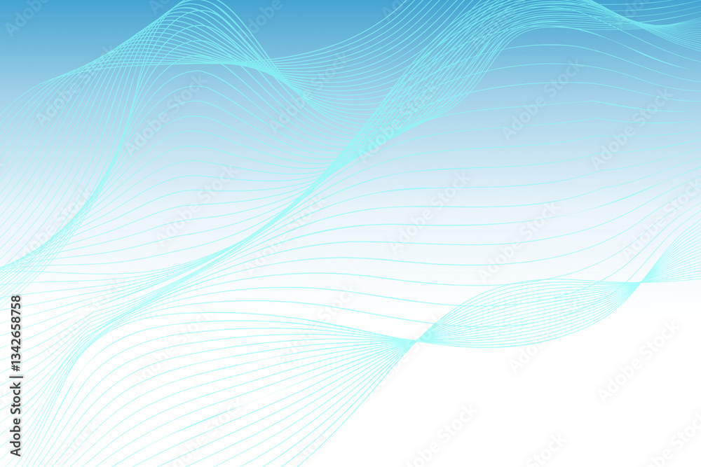 Obraz premium PNG Abstract flowing wave pattern gradient overlay effect, transparent background