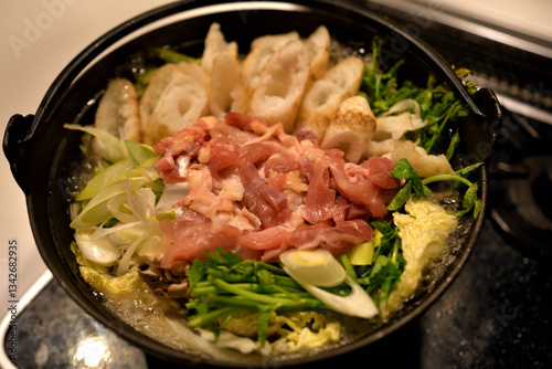 美味しそうなきりたんぽ鍋