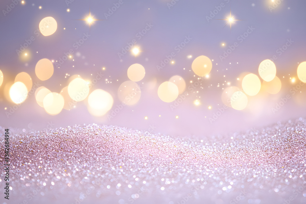 Naklejka premium Glitter Lights Sparkle Festive Background