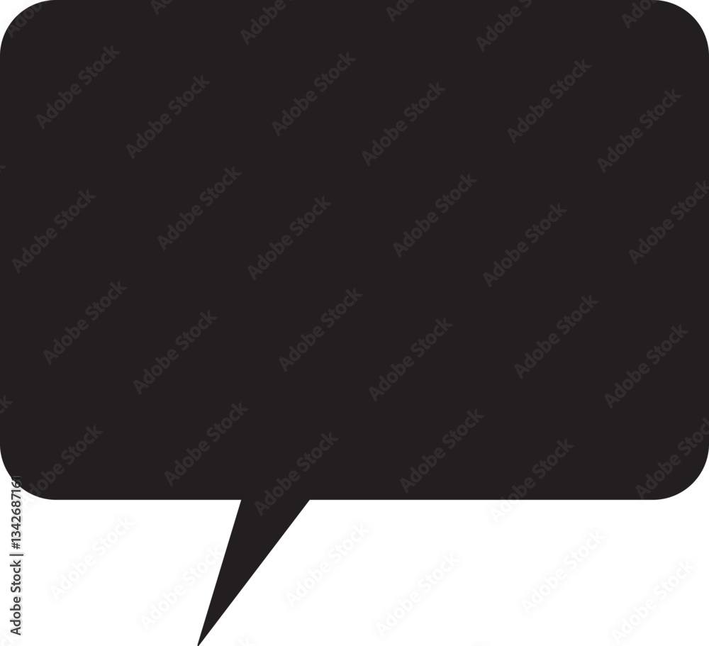 rectangle simple chat box silhouette rectangle simple chat box silhouette