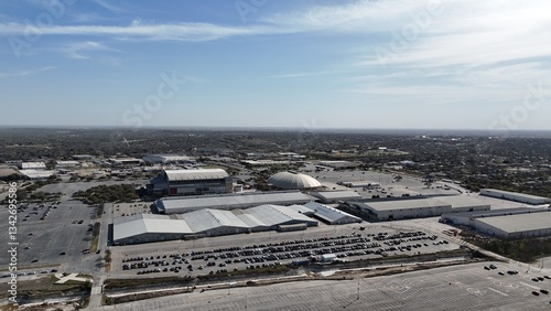 Industrial area of big city