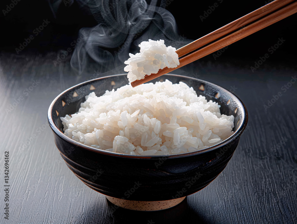 白米　炊き立てご飯
