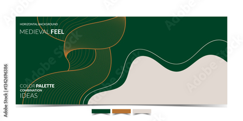 BACKGROUND 493 COLOR COMBINATION WITH ROYAL VICTORIAN AND MEDIEVAL NUANCES