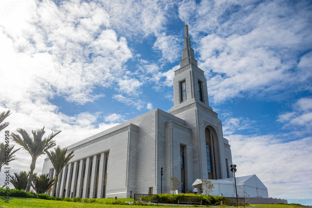 Φωτογραφία the closeup image of auckland new zealand temple